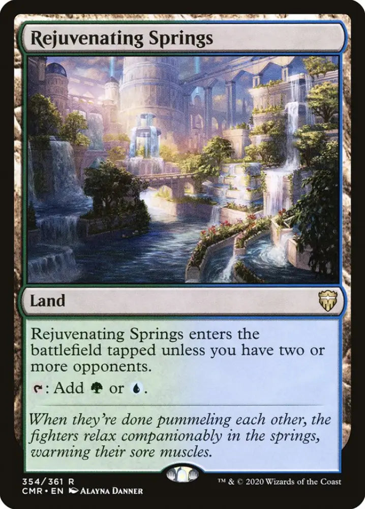 Rejuvenating Springs [Commander Legends] - MTG Single