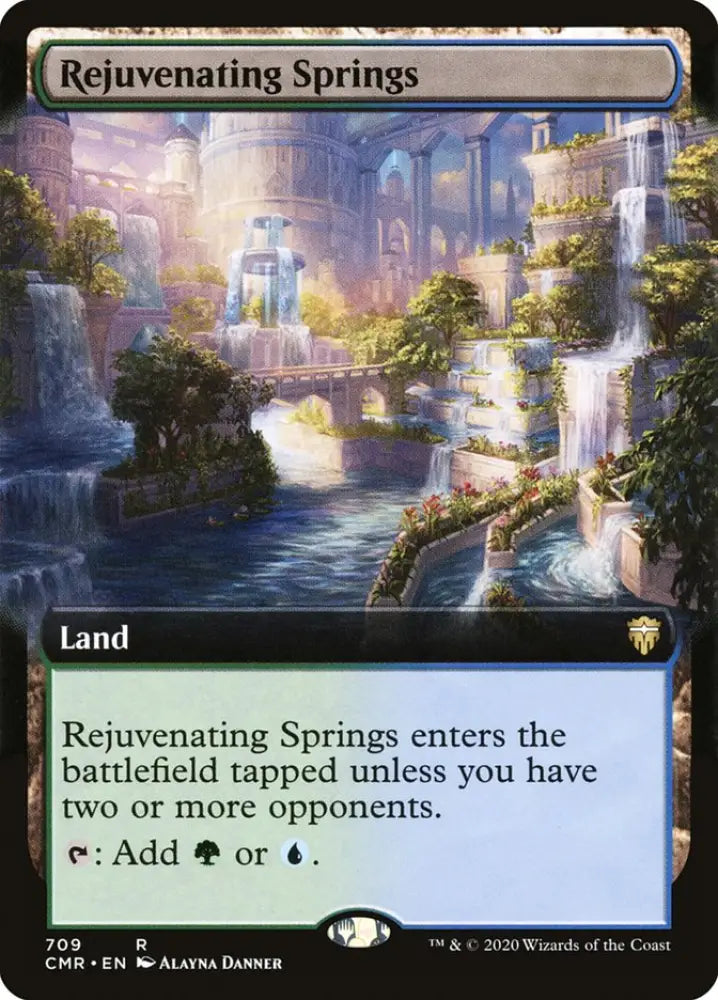 Rejuvenating Springs (Extended Art) [Commander Legends] - MTG Single