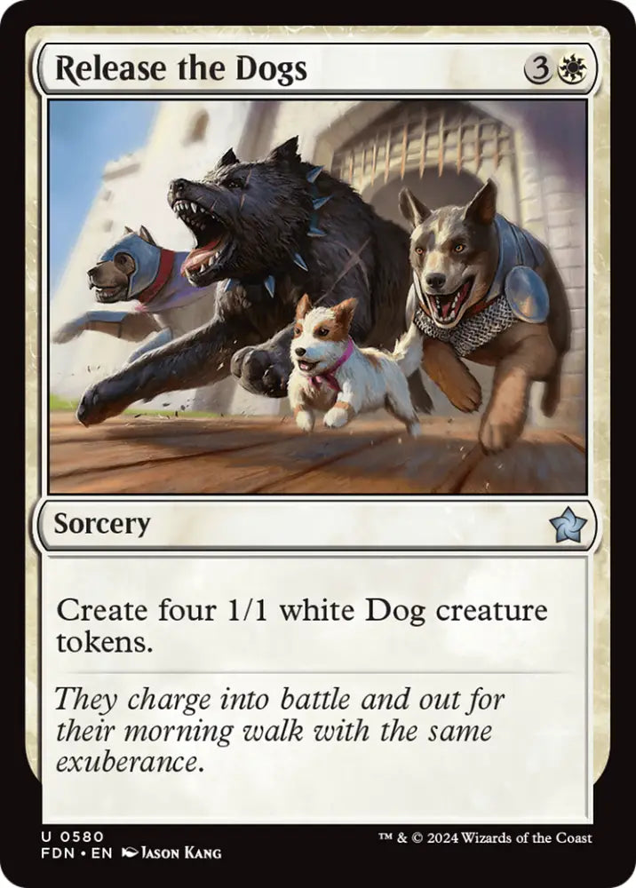 Release the Dogs [Foundations] - MTG Single