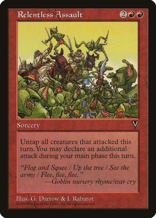 Relentless Assault [Visions] - MTG Single