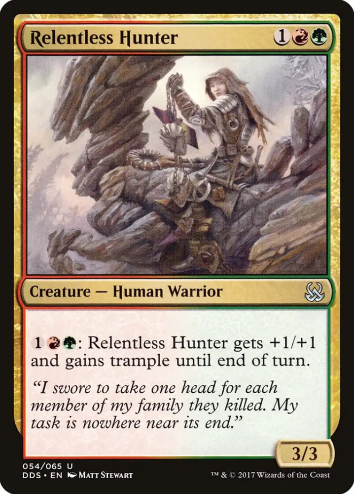Relentless Hunter [Duel Decks: Mind vs. Might] - MTG Single