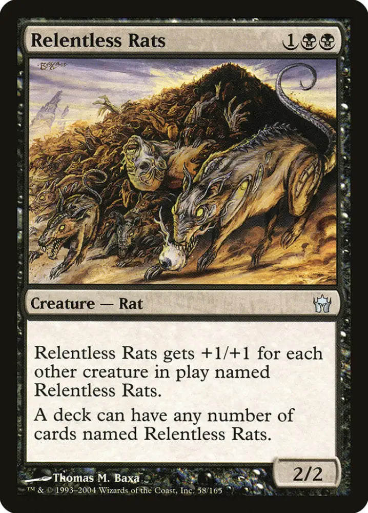 Relentless Rats [Fifth Dawn] - MTG Single