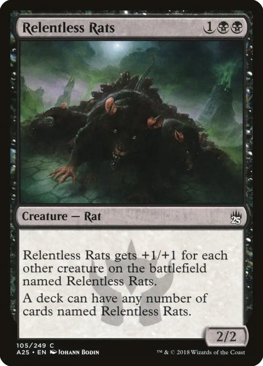 Relentless Rats [Masters 25] - MTG Single
