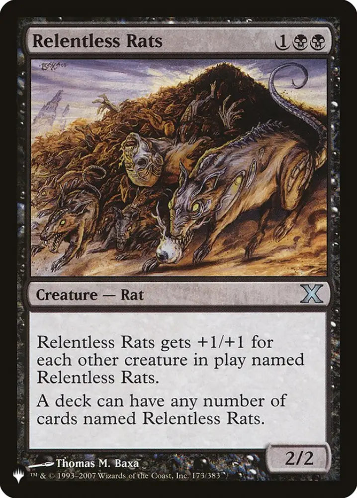 Relentless Rats [The List] - MTG Single