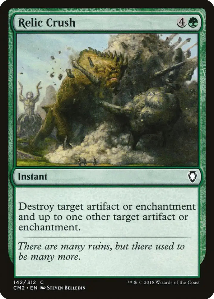 Relic Crush [Commander Anthology Volume II] - MTG Single