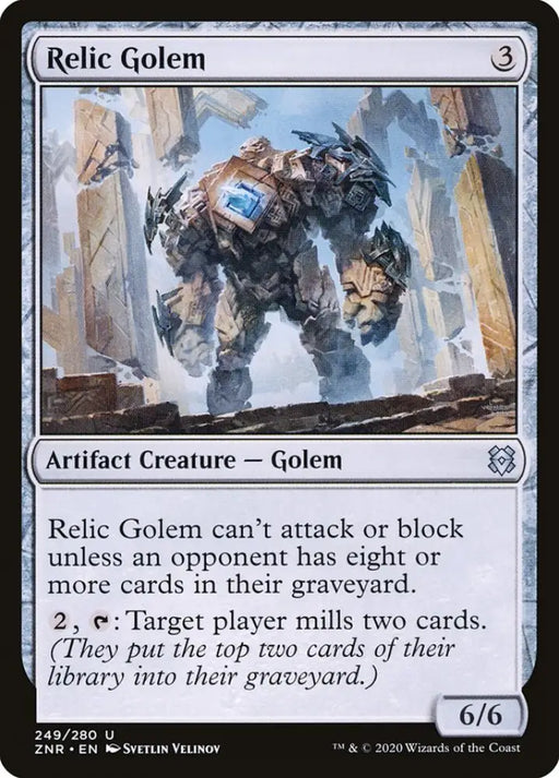 Relic Golem [Zendikar Rising] - MTG Single