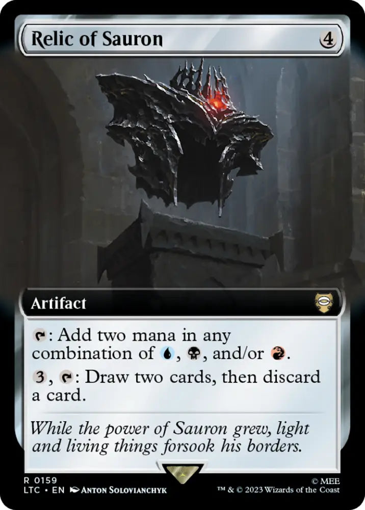 Relic of Sauron (Extended Art) [The Lord of the Rings: Tales of Middle-Earth Commander] - MTG Single