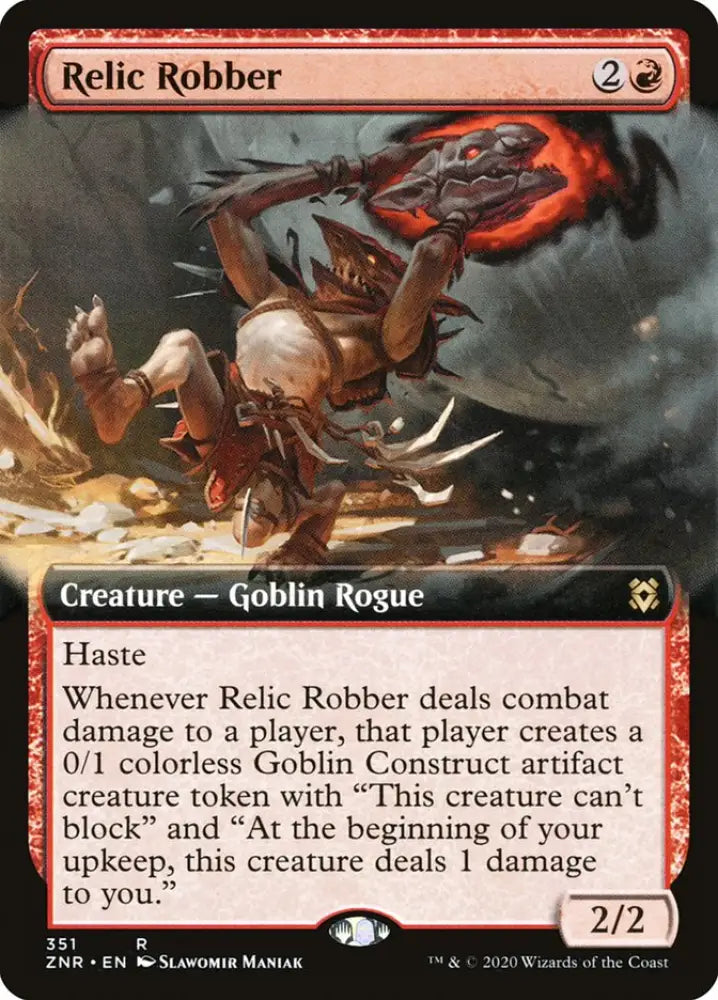 Relic Robber (Extended Art) [Zendikar Rising] - MTG Single