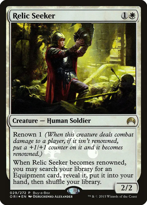 Relic Seeker (Buy-A-Box) [Magic Origins Promos] - MTG Single