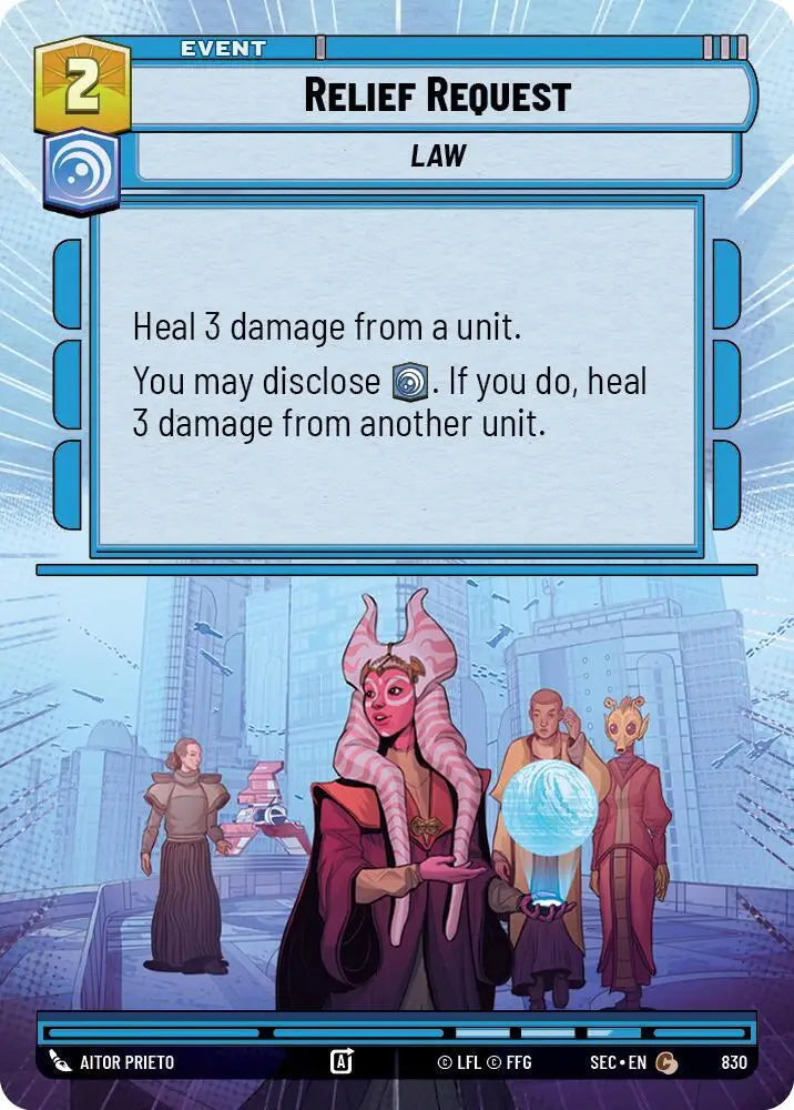 Relief Request (Hyperspace Foil) (830) [Secrets of Power]