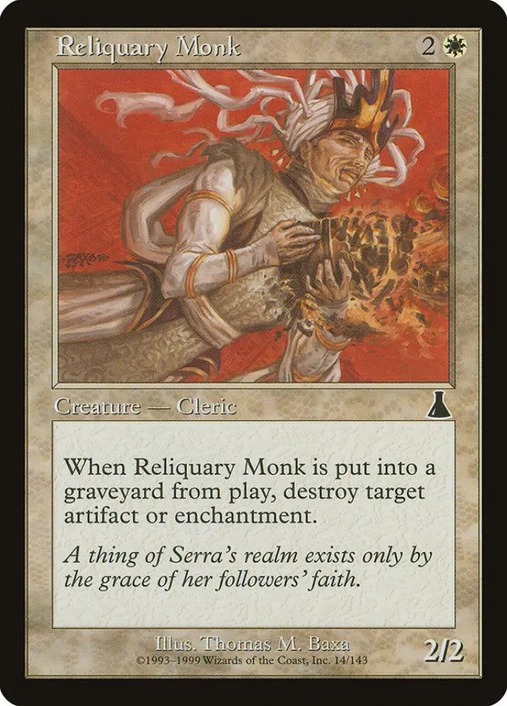 Reliquary Monk [Urza’s Destiny] - MTG Single