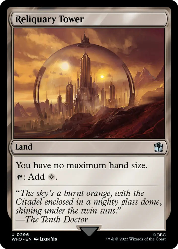 Reliquary Tower [Doctor Who] - MTG Single