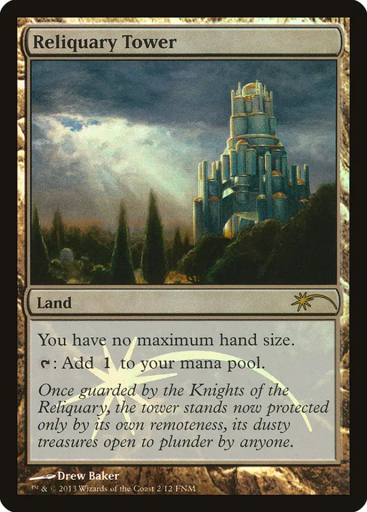 Reliquary Tower [Friday Night Magic 2013] - MTG Single
