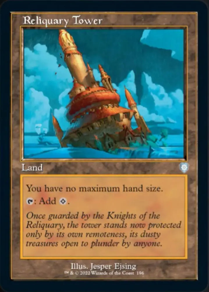 Reliquary Tower (Retro) [The Brothers’ War Commander] - MTG Single