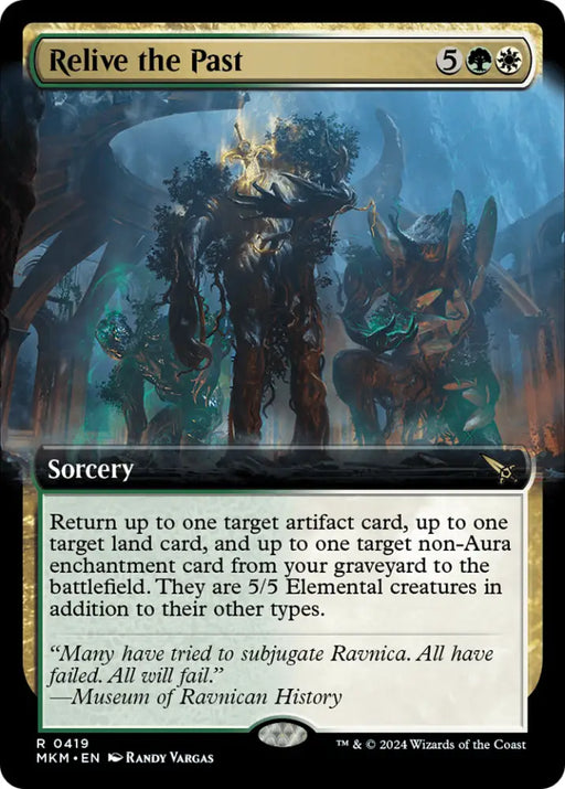 Relive the Past (Extended Art) [Murders at Karlov Manor] - MTG Single