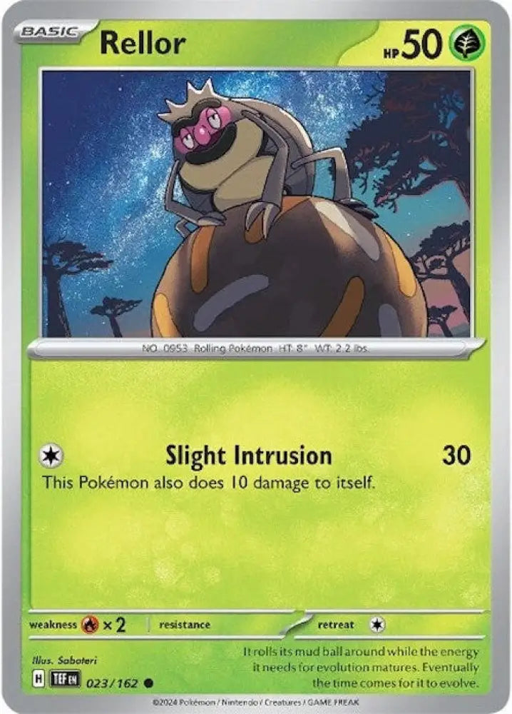 Rellor (023/162) [Scarlet & Violet: Temporal Forces] - Pokemon Single