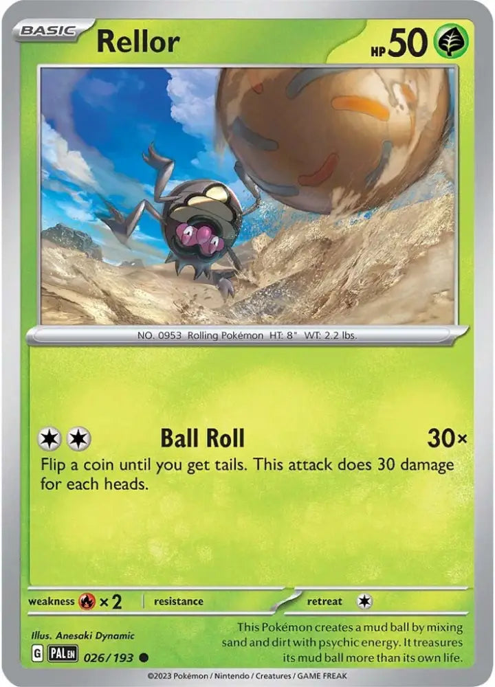Rellor (026/193) [Scarlet & Violet: Paldea Evolved] - Pokemon Single