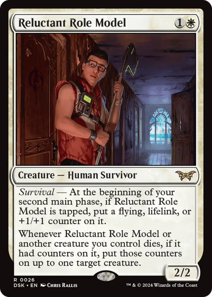 Reluctant Role Model (0026) [Duskmourn: House of Horror] - MTG Single