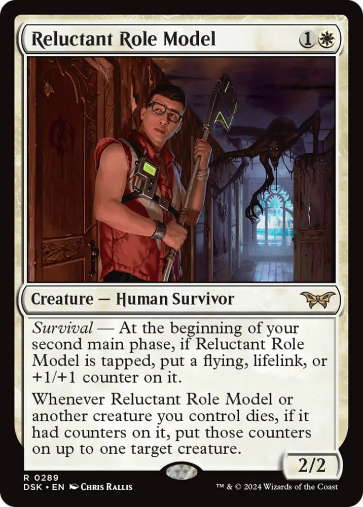 Reluctant Role Model (0289) [Duskmourn: House of Horror] - MTG Single