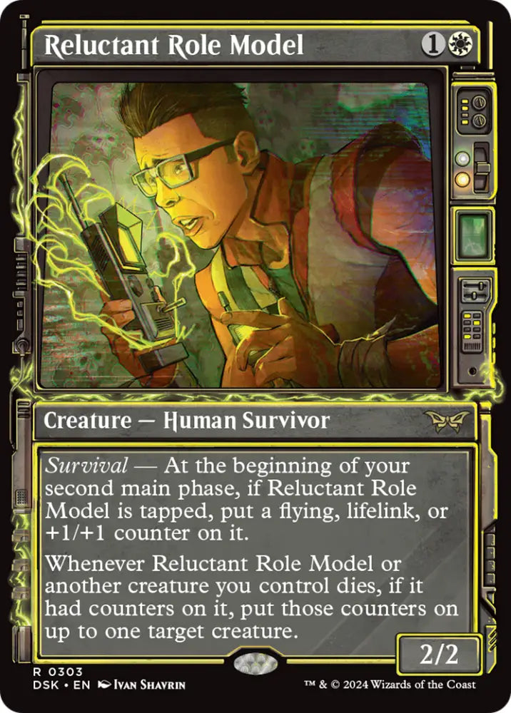 Reluctant Role Model (Showcase) [Duskmourn: House of Horror] - MTG Single