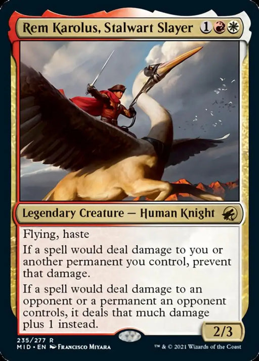Rem Karolus Stalwart Slayer [Innistrad: Midnight Hunt] - MTG Single