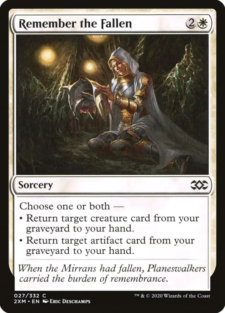 Remember the Fallen [Double Masters] - MTG Single