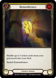 Remembrance [Welcome to Rathe Unlimited] Unlimited Rainbow Foil - Flesh And Blood Single