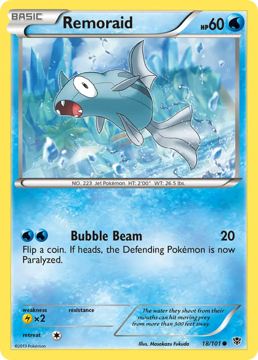 Remoraid (18/101) [Black & White: Plasma Blast] - Pokemon Single