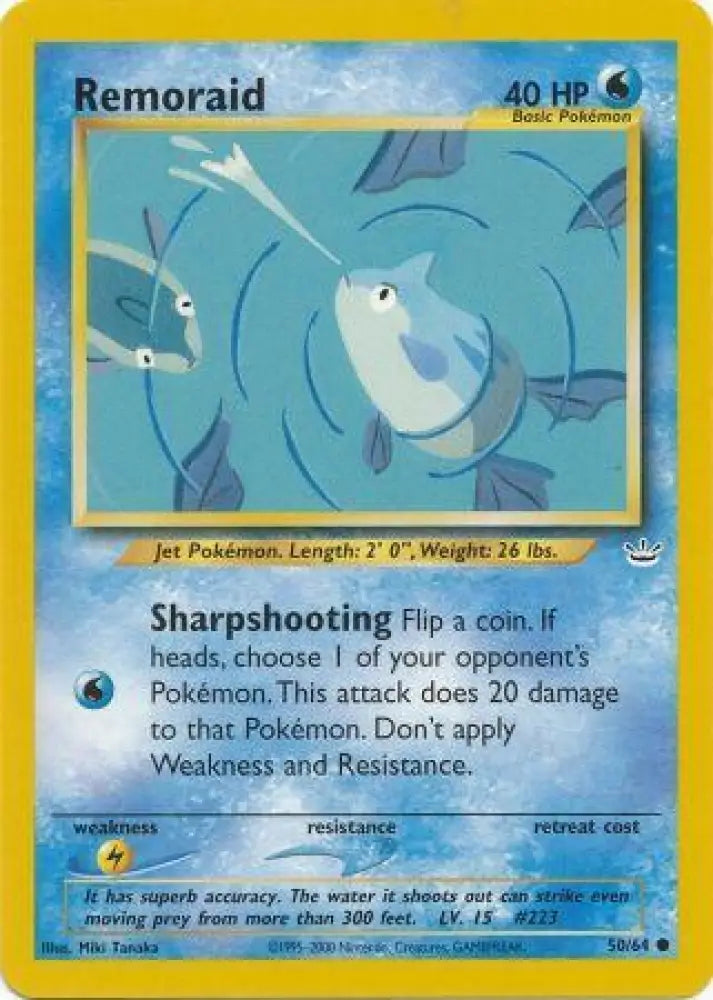 Remoraid (50/64) [Neo Revelation Unlimited] - Pokemon Single