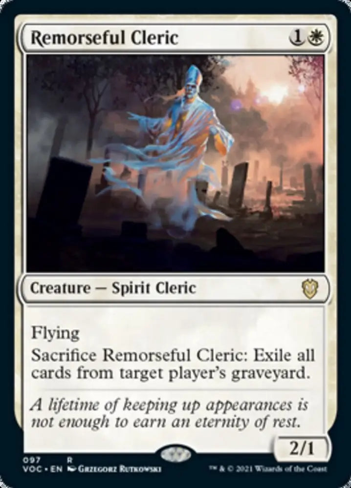 Remorseful Cleric [Innistrad: Crimson Vow Commander] - MTG Single