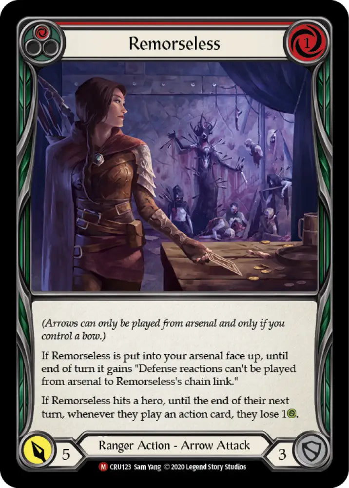 Remorseless [Crucible of War 1st Edition] 1st Edition Rainbow Foil - Flesh And Blood Single