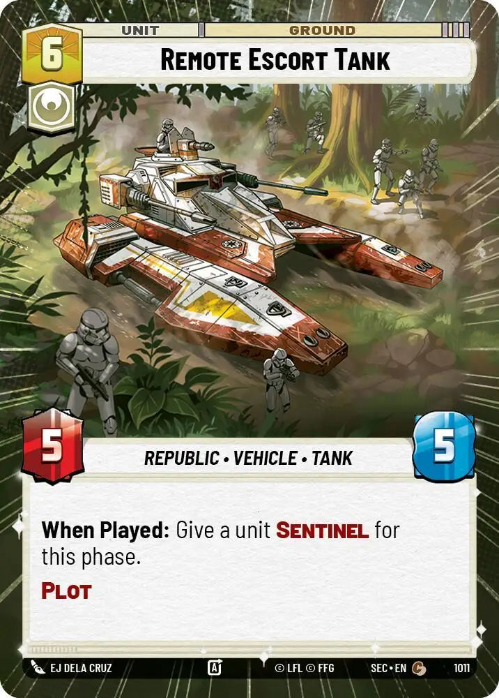 Remote Escort Tank (Hyperspace Foil) (1011) [Secrets of Power]