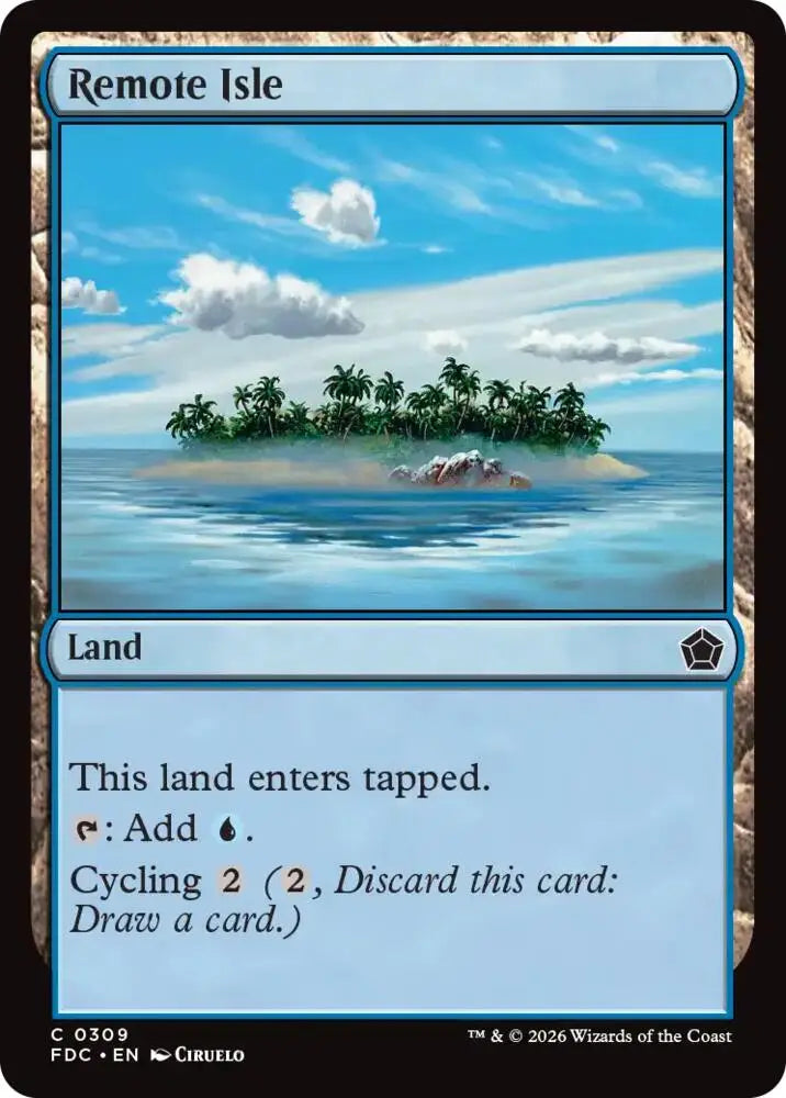 Remote Isle (309) [Foundations Commander]