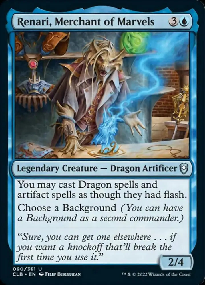Renari Merchant of Marvels [Commander Legends: Battle for Baldur’s Gate] - MTG Single