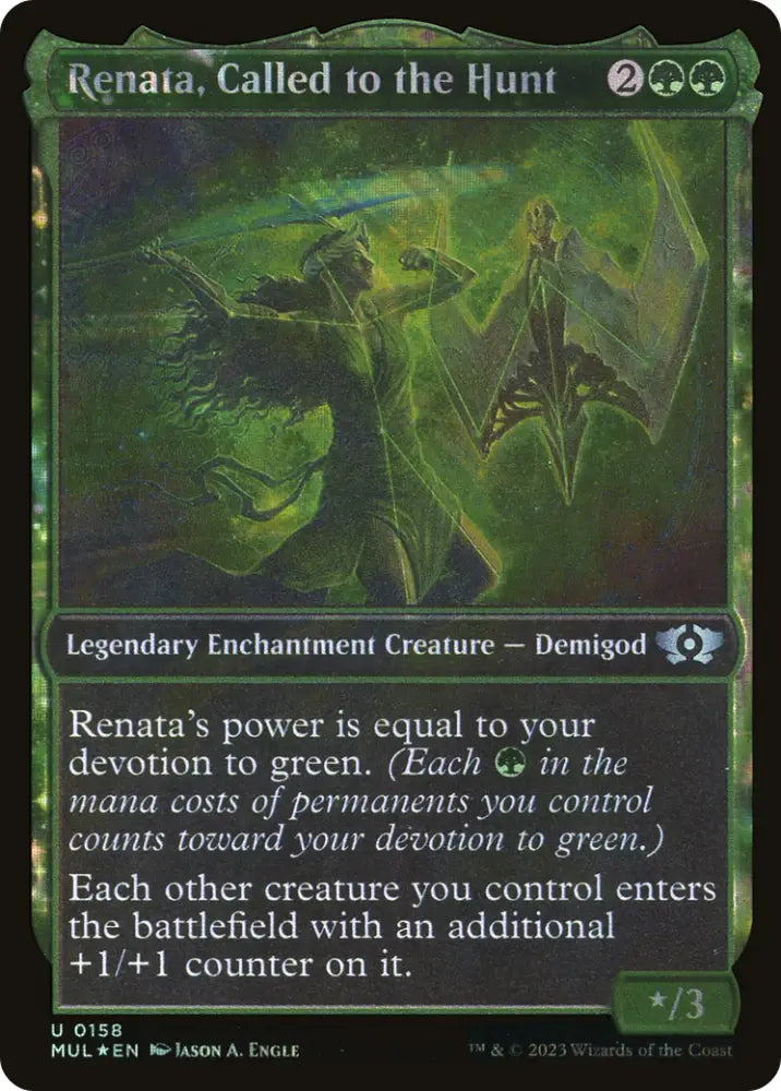 Renata Called to the Hunt (Halo Foil) [Multiverse Legends] - MTG Single