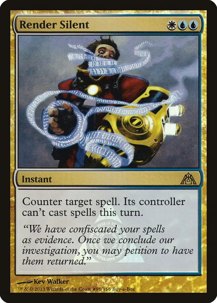 Render Silent (Buy-A-Box) [Dragon’s Maze Promos] - MTG Single