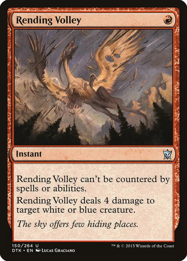Rending Volley [Dragons of Tarkir] - MTG Single