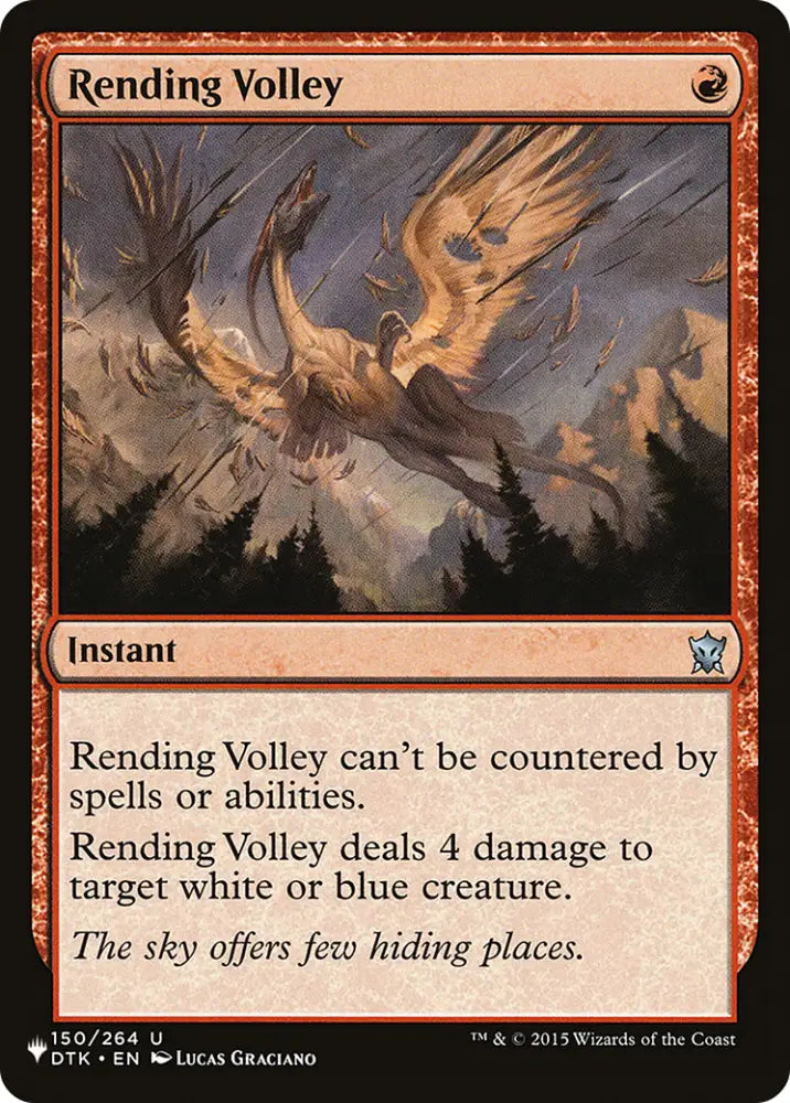 Rending Volley [The List] - MTG Single