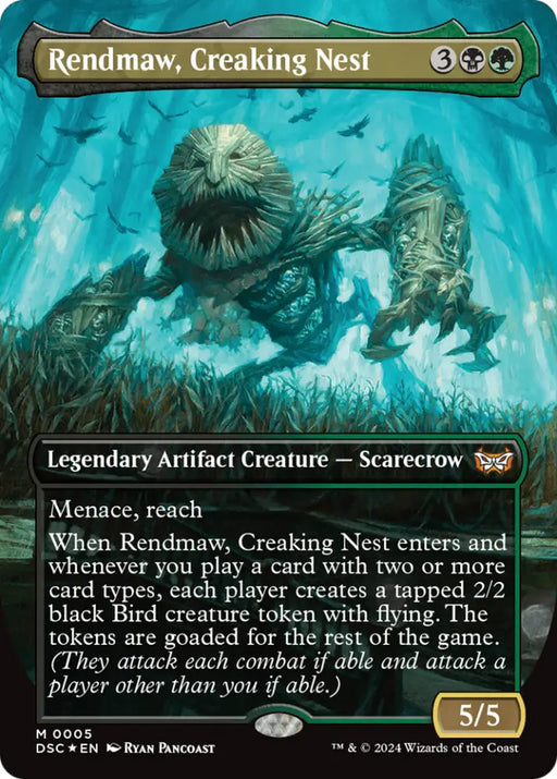 Rendmaw Creaking Nest (Borderless) [Duskmourn: House of Horror Commander] - MTG Single