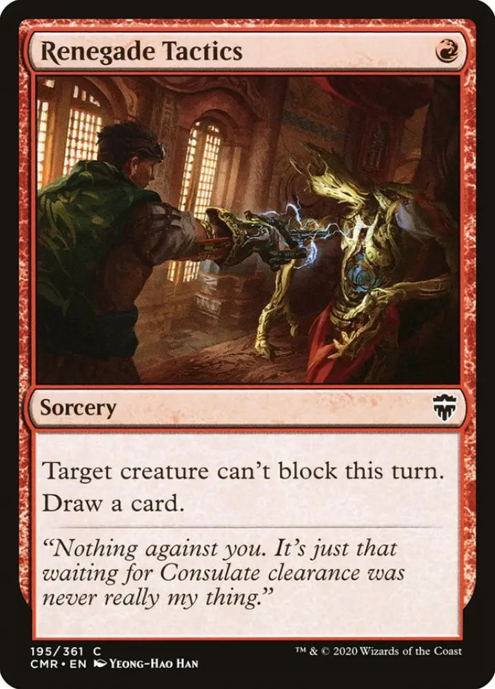 Renegade Tactics [Commander Legends] - MTG Single