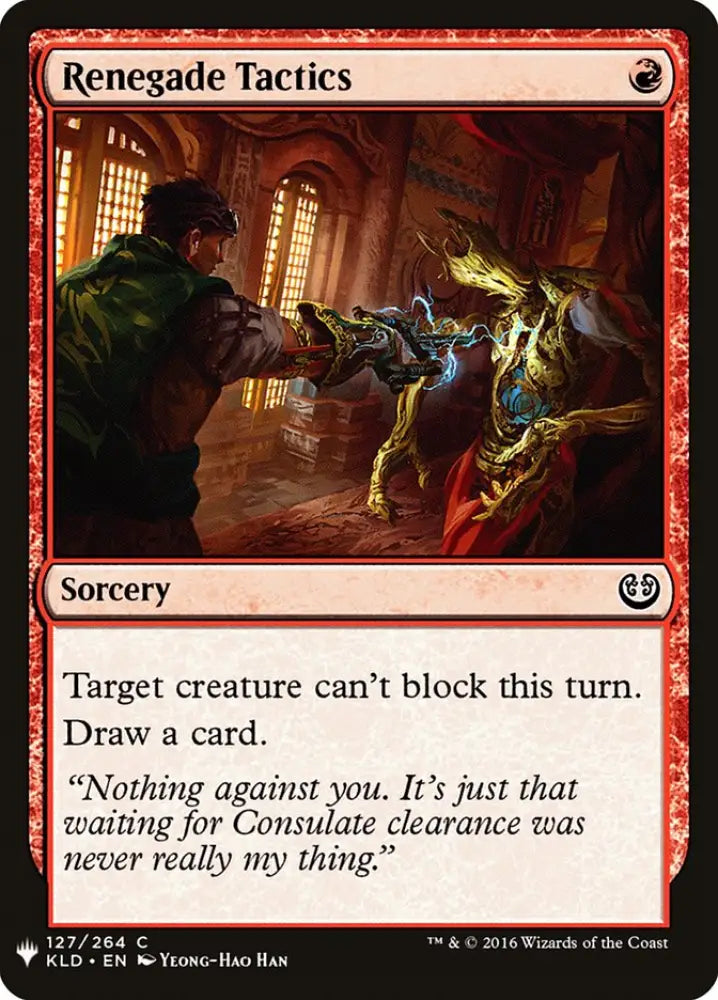 Renegade Tactics [Mystery Booster] - MTG Single