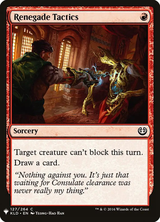 Renegade Tactics [Mystery Booster] - MTG Single