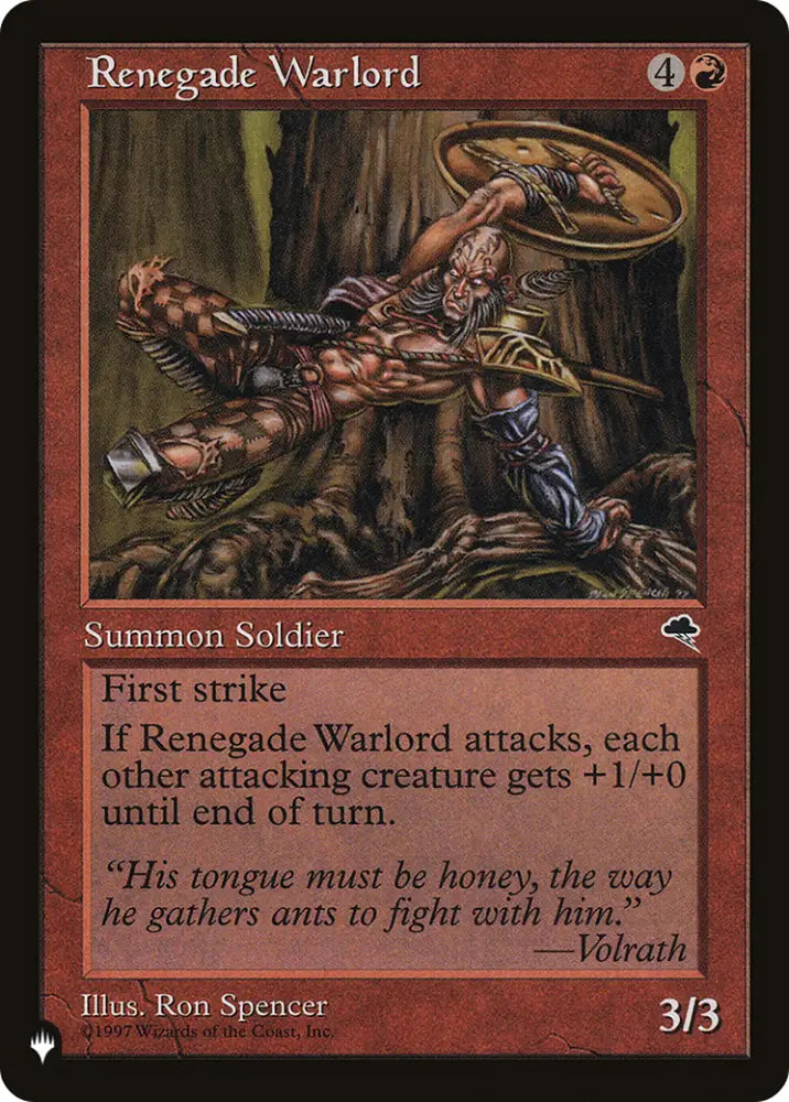 Renegade Warlord [The List] - MTG Single