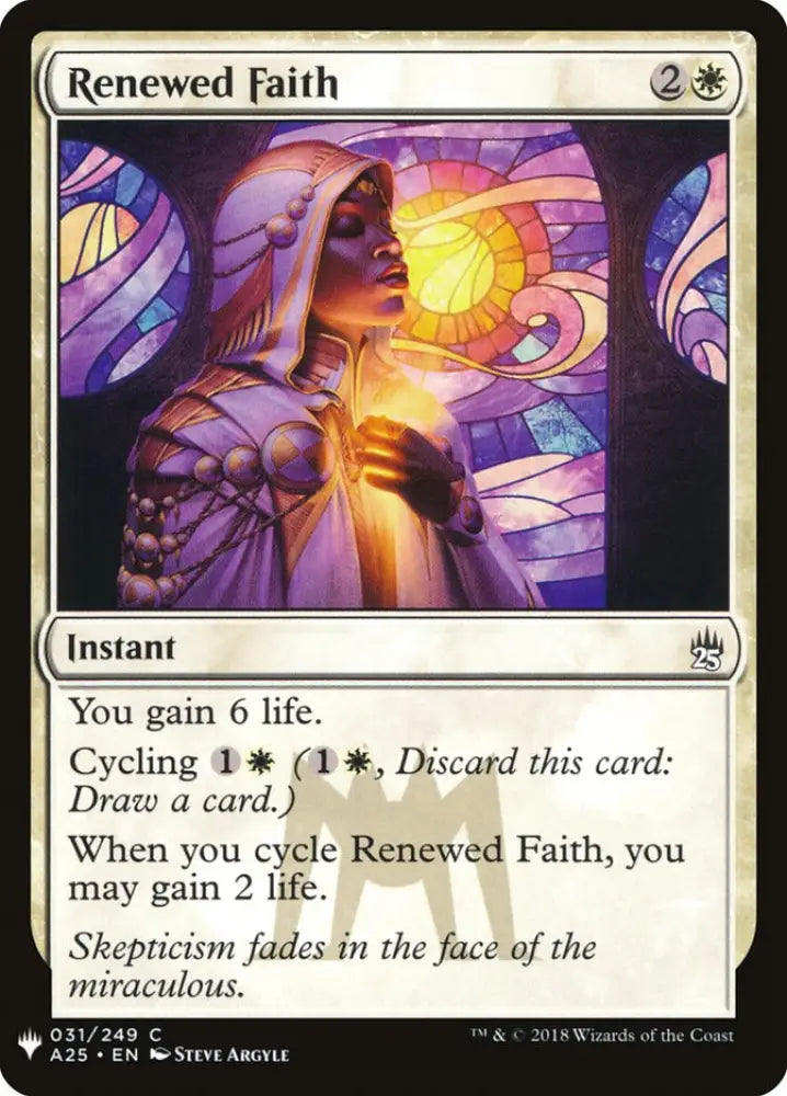 Renewed Faith [Mystery Booster] - MTG Single