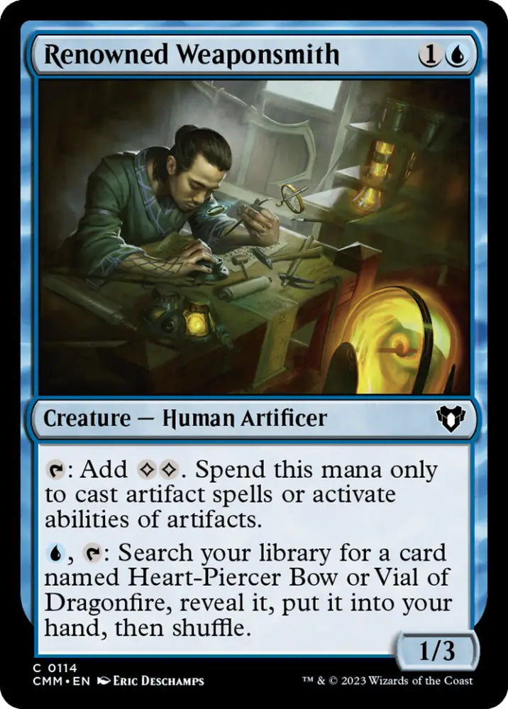 Renowned Weaponsmith [Commander Masters] - MTG Single