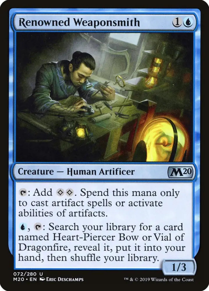 Renowned Weaponsmith [Core Set 2020] - MTG Single