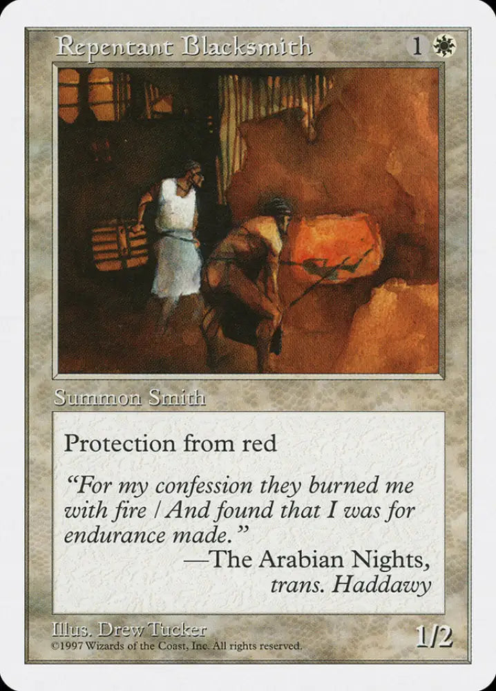Repentant Blacksmith [Fifth Edition] - MTG Single