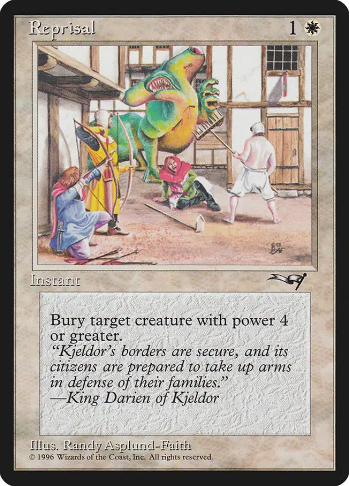 Reprisal (Green Monster) [Alliances] - MTG Single