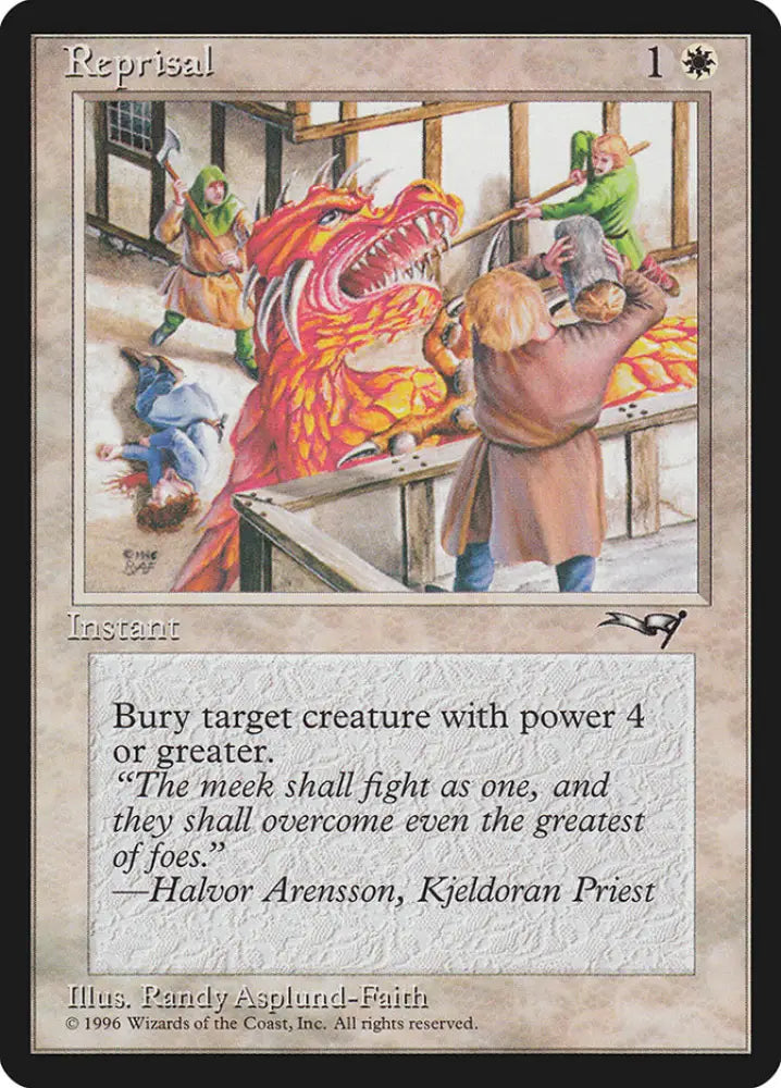 Reprisal (Red Monster) [Alliances] - MTG Single