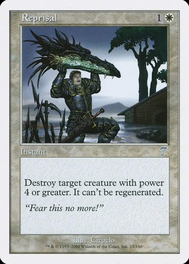 Reprisal [Seventh Edition] - MTG Single